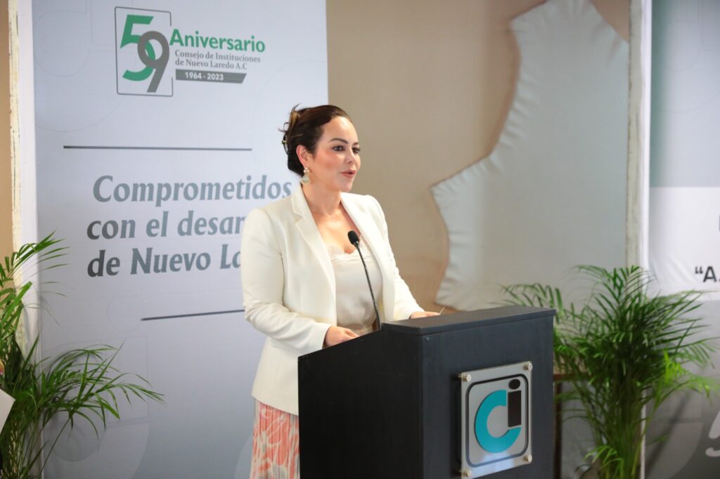 Destaca alcaldesa labor del Consejo de Instituciones de Nuevo Laredo en su 59 aniversario