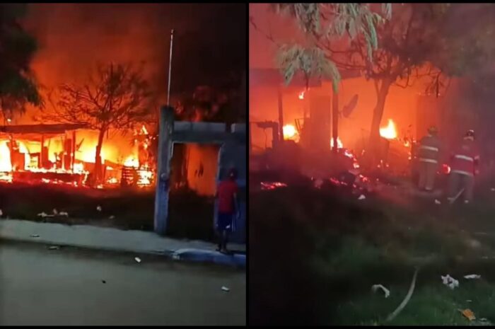 Incendio provocado destruye una casa en La Presita de Ciudad Victoria