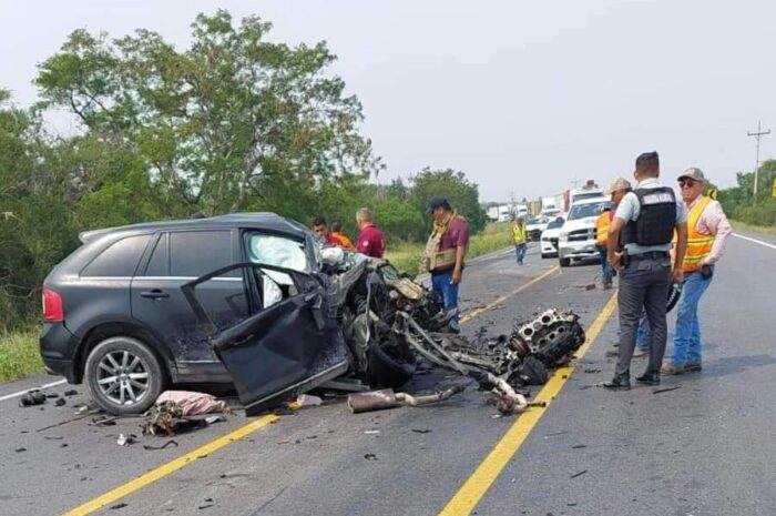 Choque entre camioneta y tráiler deja dos fallecidos en San Fernando