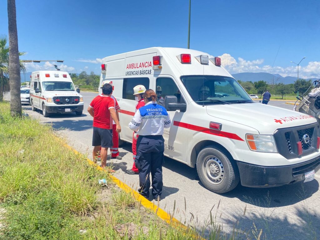 Accidente vial en Victoria deja a un bebé herido