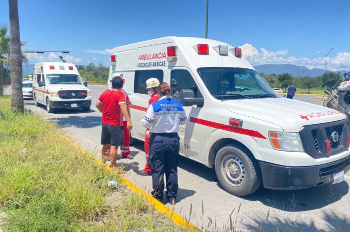 Accidente vial en Victoria deja a un bebé herido