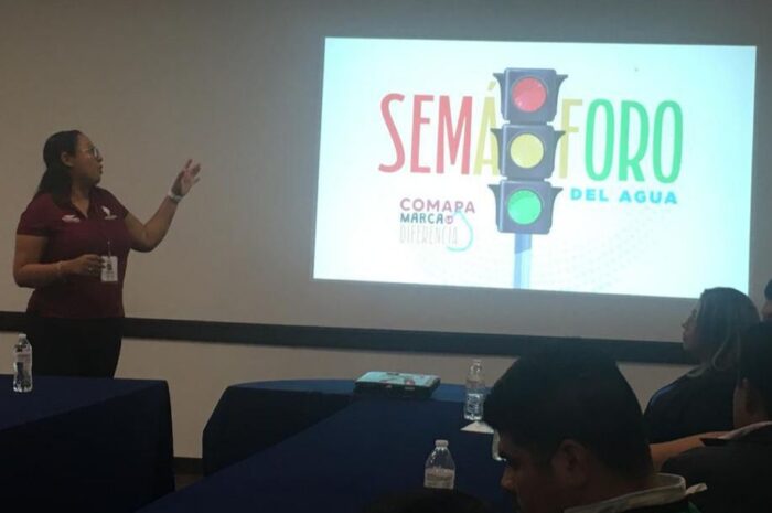 Continua COMAPA Nuevo Laredo llevando mensaje de cultura del agua en las industrias maquiladoras