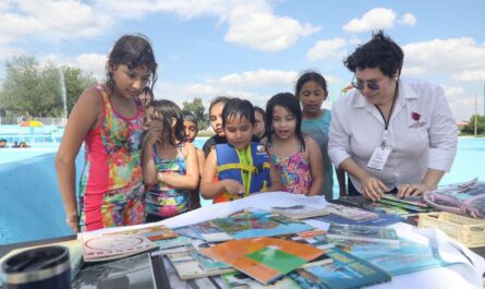 Promueve Nuevo Laredo hábito de lectura con bibliotecas itinerantes