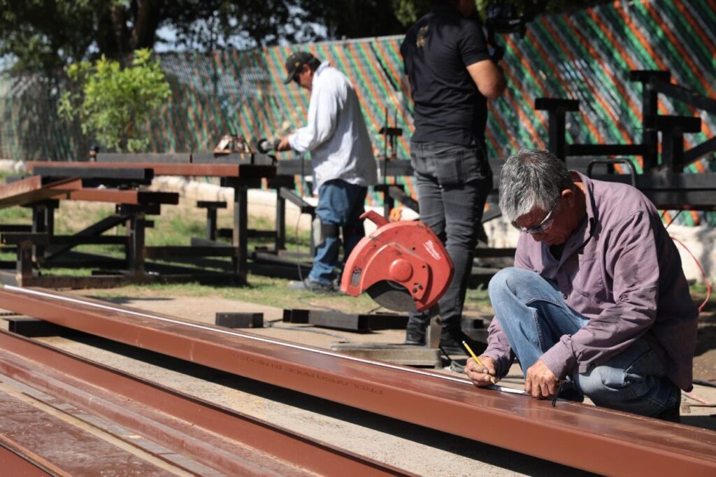 Inicia Gobierno de Nuevo Laredo renovación de canchas exteriores en Unidad Deportiva “Benito Juárez”