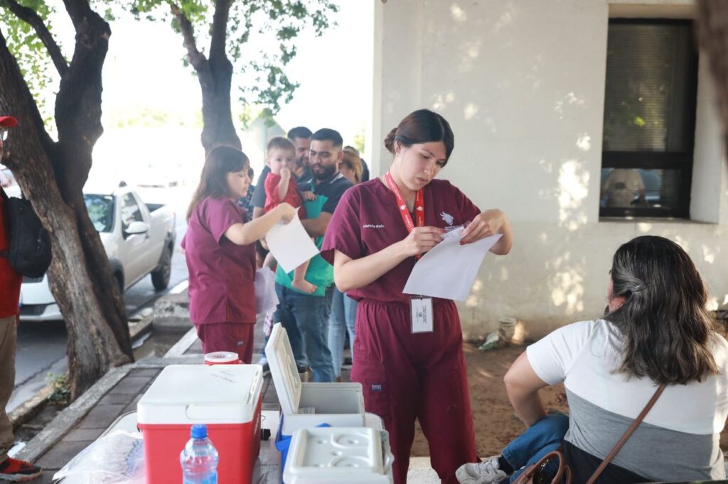 Responden familias de Nuevo Laredo a jornada de vacunación para niños