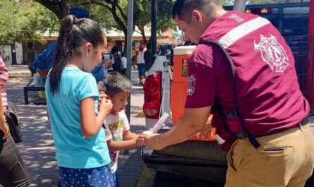 Implementa Nuevo Laredo recorrido carrusel por altas temperaturas