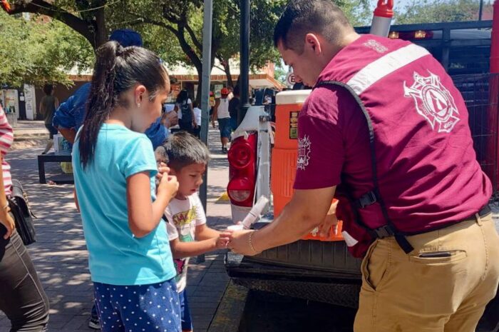 Implementa Nuevo Laredo recorrido carrusel por altas temperaturas