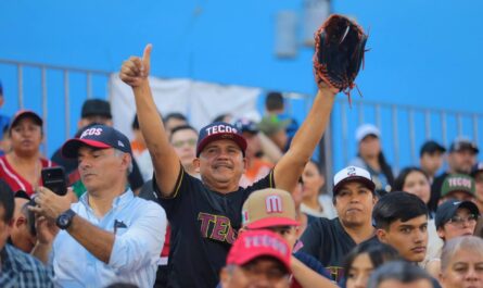 Disfrutan cientos de familias verbena popular en juego de Tecolotes por 175 Aniversario de Nuevo Laredo