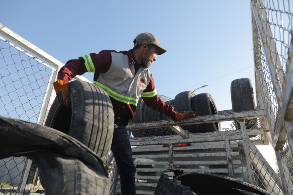 Realiza Gobierno de Nuevo Laredo descacharrización en Reservas Territoriales