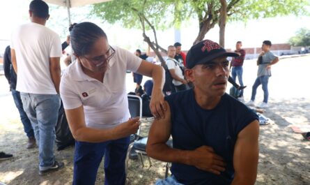 Brinda Nuevo Laredo apoyo humanitario a caravana de migrantes