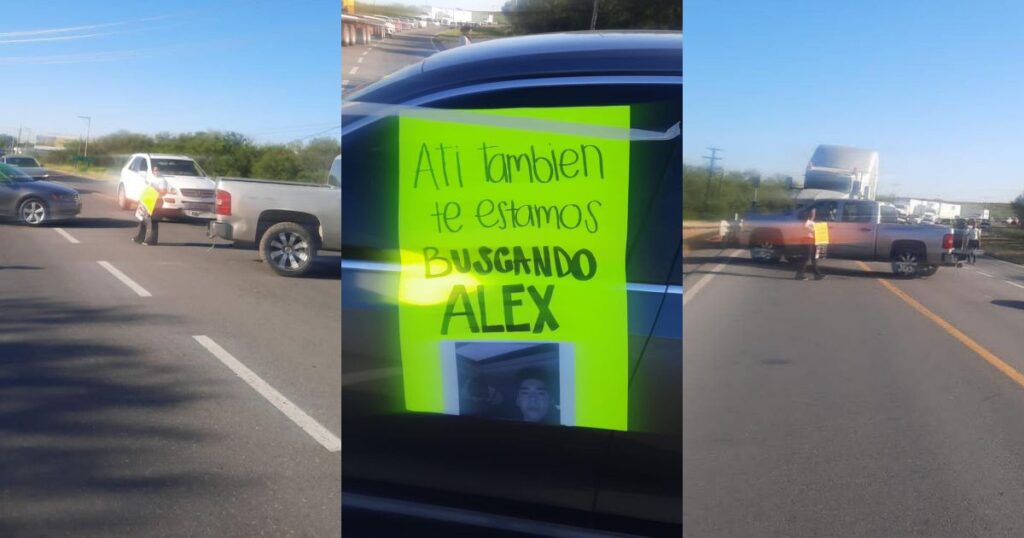 Familiares de jóvenes desaparecidos bloquean la carretera Victoria-Monterrey en busca de ayuda