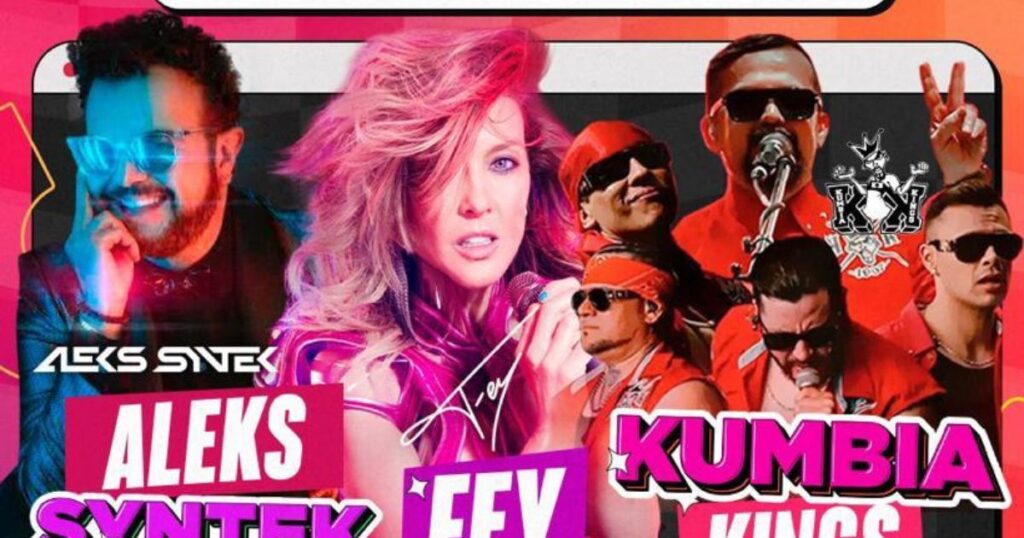 Fey y Aleks Syntek se presentarán en el concierto por el 175 Aniversario de Nuevo Laredo