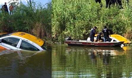 Taxista muere ahogado tras caer en canal en Reynosa