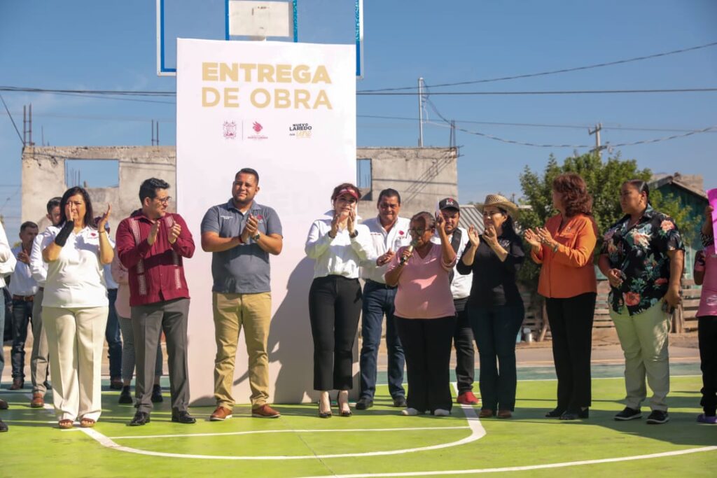 Construye Gobierno de Nuevo Laredo tres plazas en la colonia Nueva Era