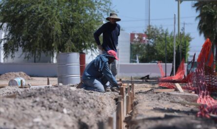 Remodela Nuevo Laredo el parque Mendoza