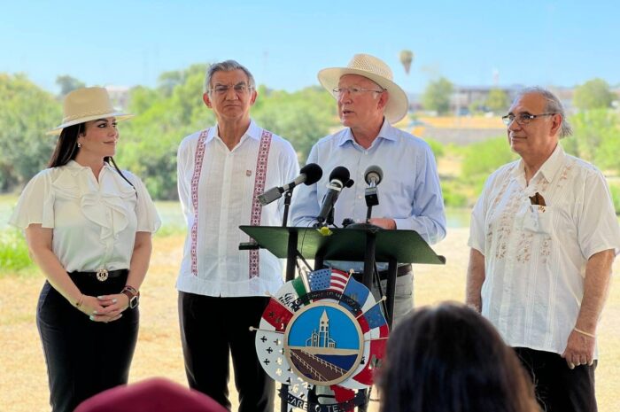 Tamaulipas es ejemplo de la buena relación México-EU: Ken Salazar