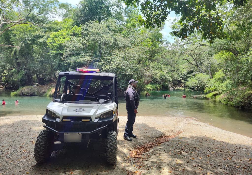 Vigilancia permanente de la Guardia Estatal brinda seguridad a vacacionistas