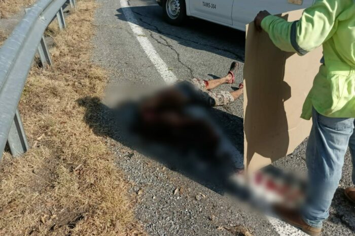 Joven motociclista sufre grave accidente en carretera antigua a Tula