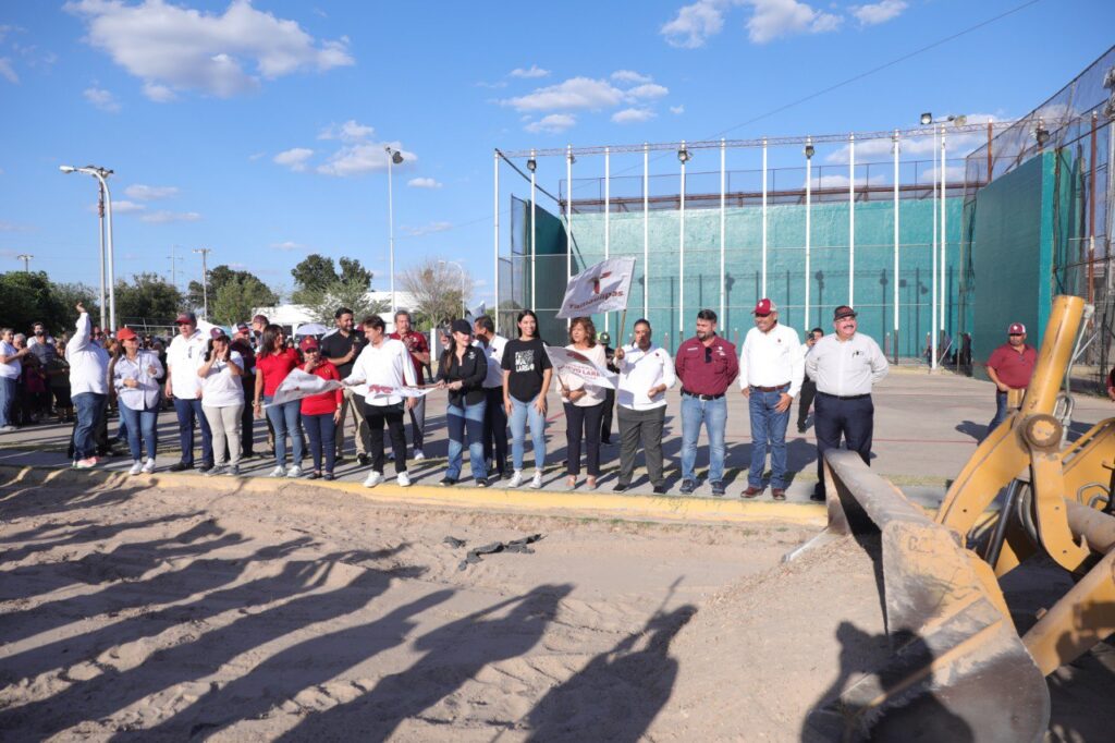 Inicia Gobierno de Nuevo Laredo renovación de canchas en Unidad Deportiva “Benito Juárez”