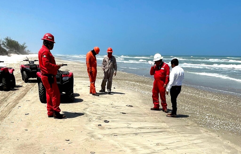 Descarta PEMEX emergencia ambiental en playas de Tamaulipas