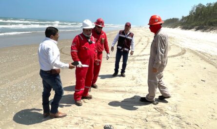 Descarta PEMEX emergencia ambiental en playas de Tamaulipas