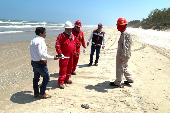 Descarta PEMEX emergencia ambiental en playas de Tamaulipas