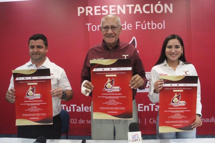 Presenta Instituto del Deporte “Copa Tamaulipas Internacional 2023”