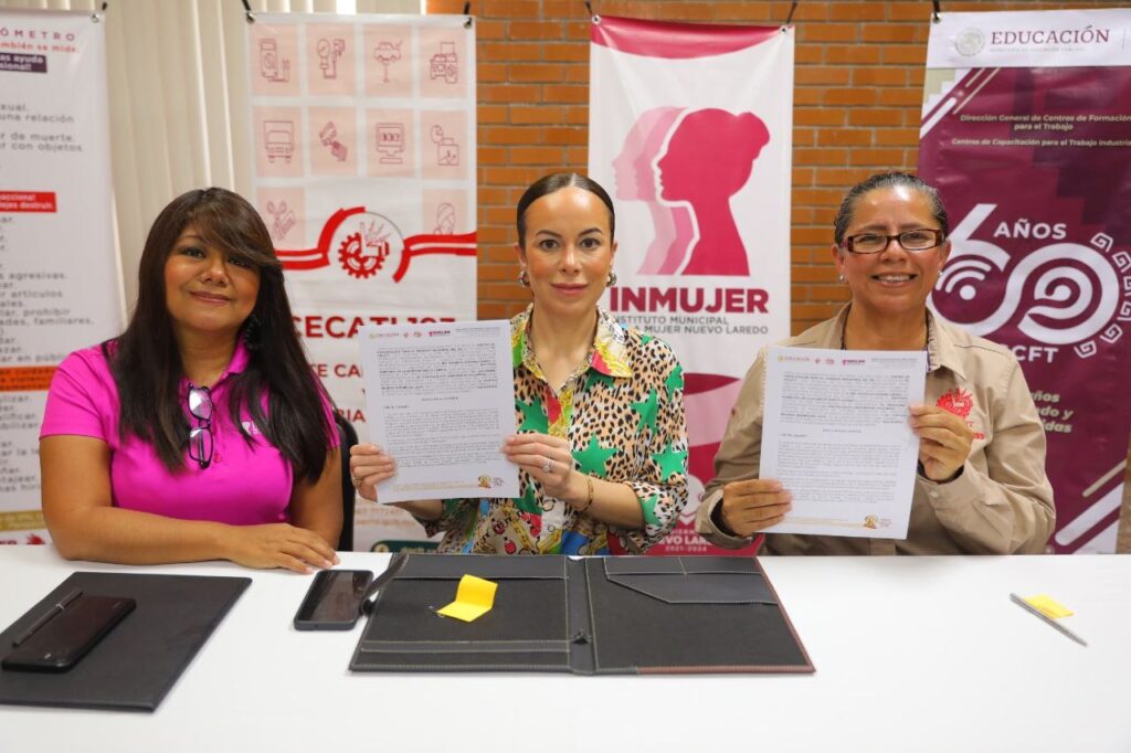 Firman convenio de colaboración INMUJER y CECATI para fortalecer la perspectiva de género