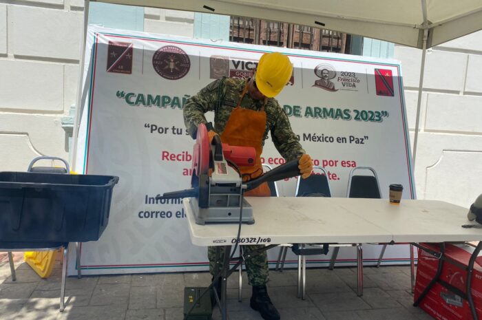 Recibe SEDENA buena respuesta a programa de canje de armas en Ciudad Victoria