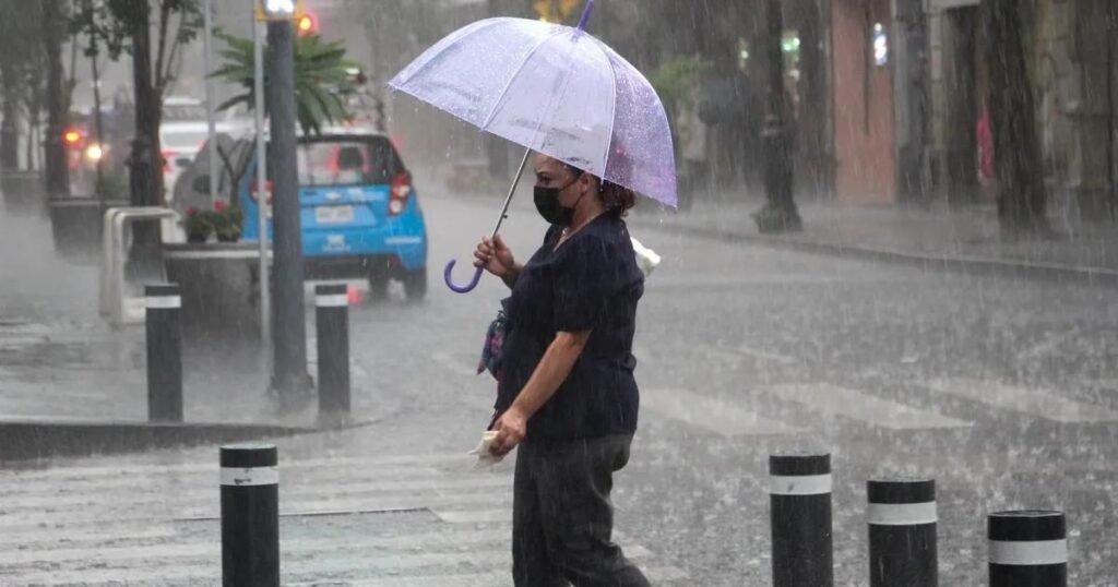 Pronóstico de lluvias fuertes en Tamaulipas para este lunes