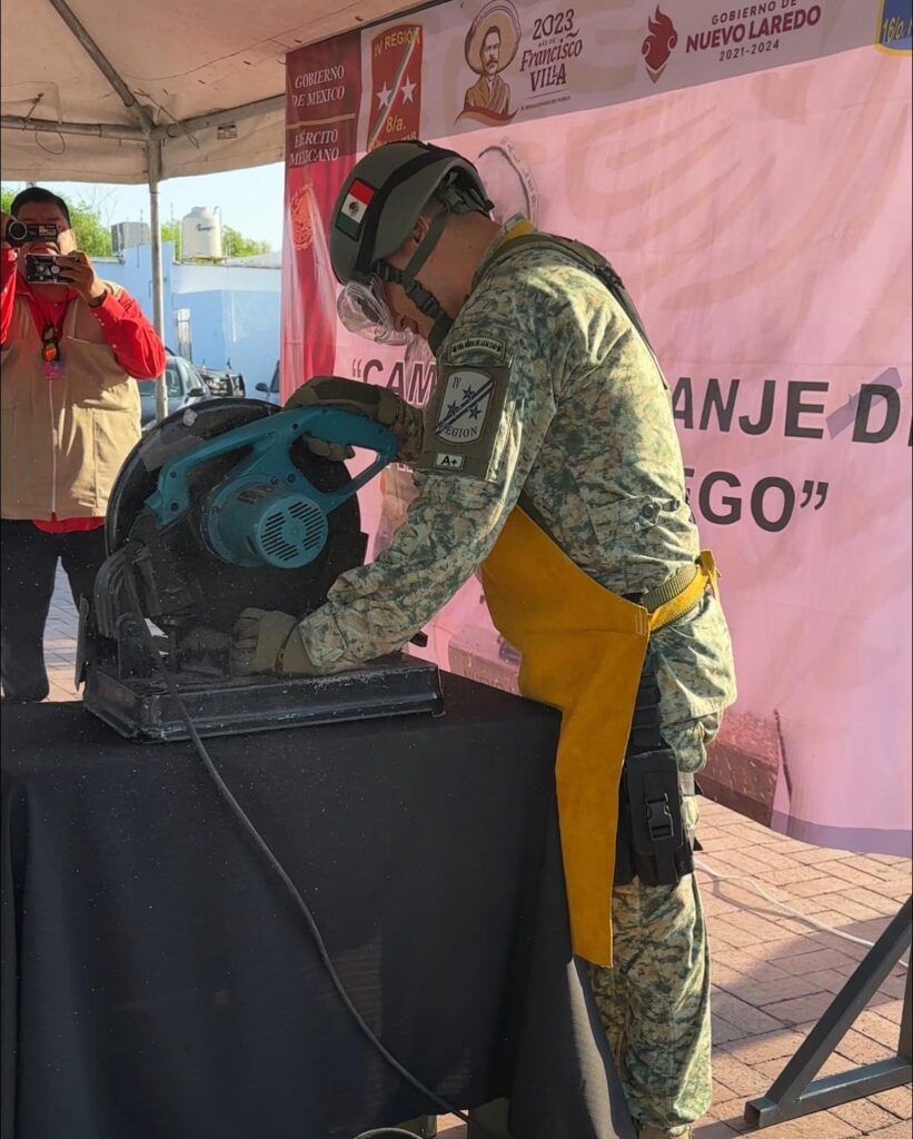 Gobierno de Nuevo Laredo y SEDENA reactivan campaña de canje de armas y cartuchos