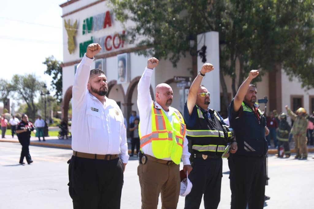 Participa Nuevo Laredo en Segundo Simulacro Nacional 2023