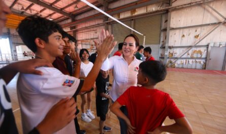 Mejorará Gobierno de Nuevo Laredo gimnasio deportivo de Maquila Creativa