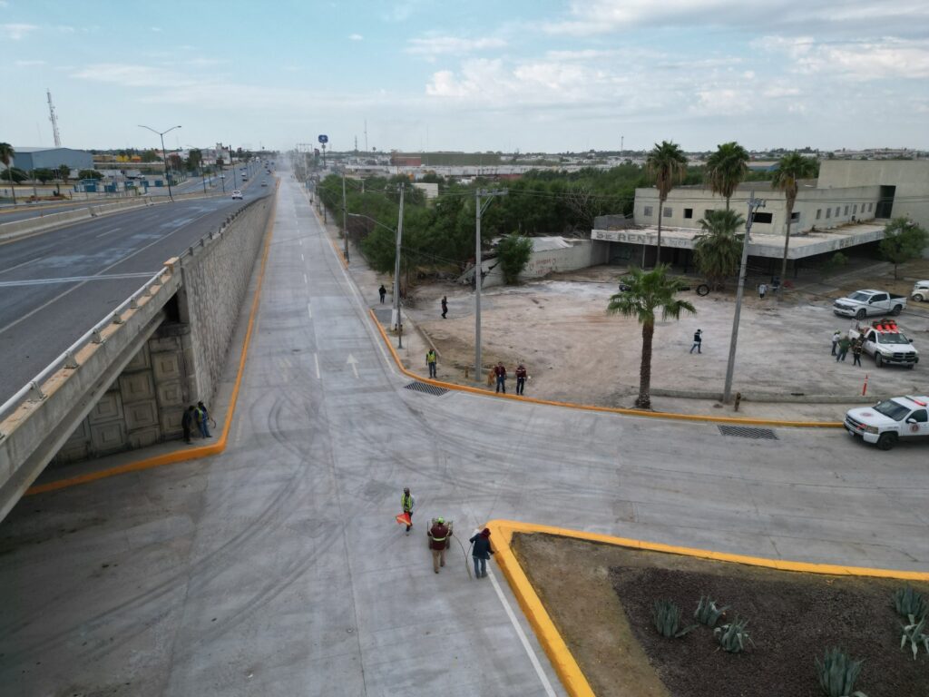 Concluye repavimentación de lateral poniente en Carretera Nacional; alcaldesa anuncia apertura y obras complementarias