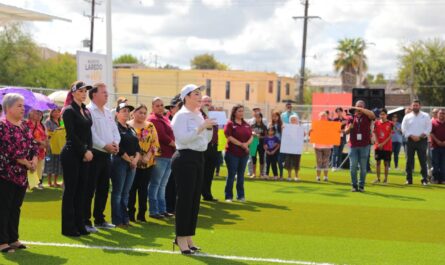 Rescata y rehabilita Gobierno de Nuevo Laredo espacio deportivo en Las Torres