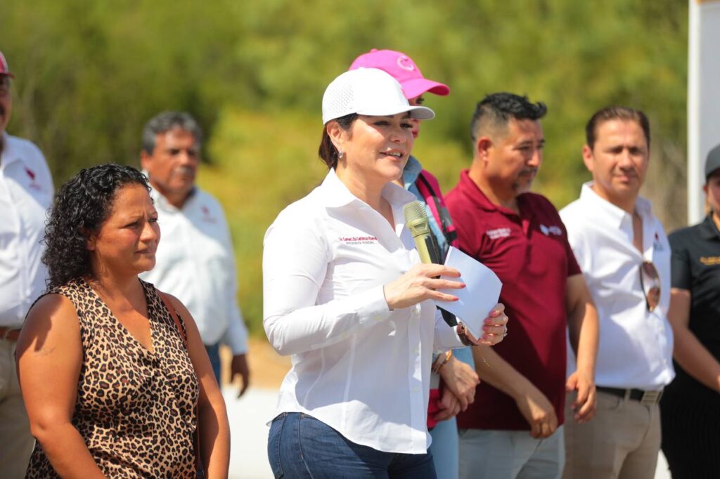 Entrega alcaldesa Carmen Lilia Canturosas obras de infraestructura al sur de Nuevo Laredo