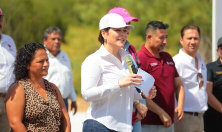 Entrega alcaldesa Carmen Lilia Canturosas obras de infraestructura al sur de Nuevo Laredo