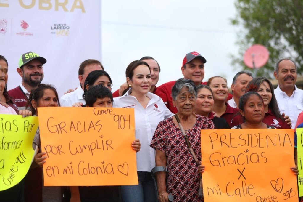 Entrega alcaldesa Carmen Lilia Canturosas obras de transformación