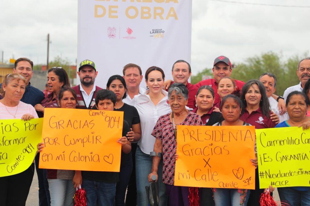 Entrega alcaldesa Carmen Lilia Canturosas obras de transformación