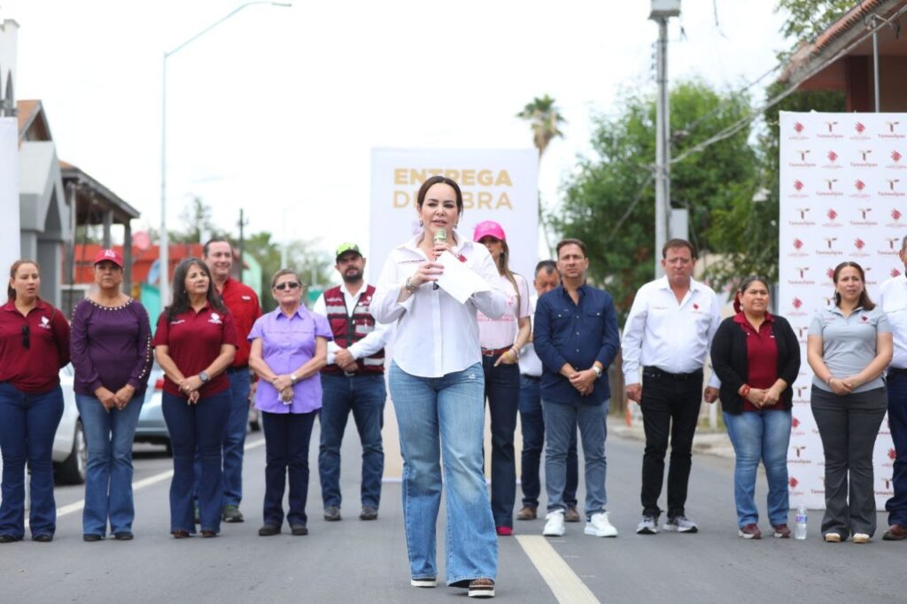 Entrega alcaldesa Carmen Lilia Canturosas obras de transformación