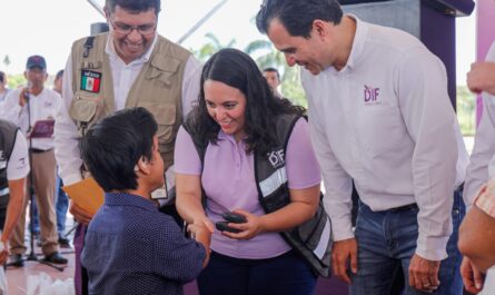 Lleva DIF Tamaulipas más de 6 mil apoyos y servicios en la brigada “Transformando Familias” en Madero