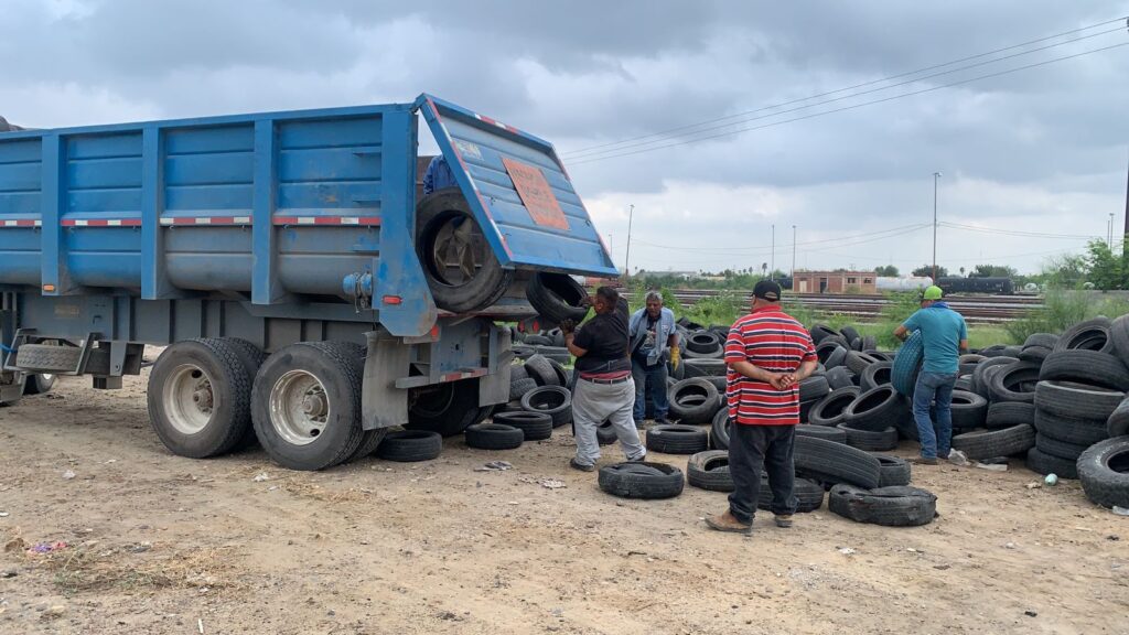 Recolecta Gobierno de Nuevo Laredo más de 6 mil neumáticos por semana