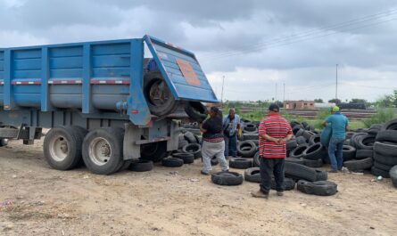 Recolecta Gobierno de Nuevo Laredo más de 6 mil neumáticos por semana