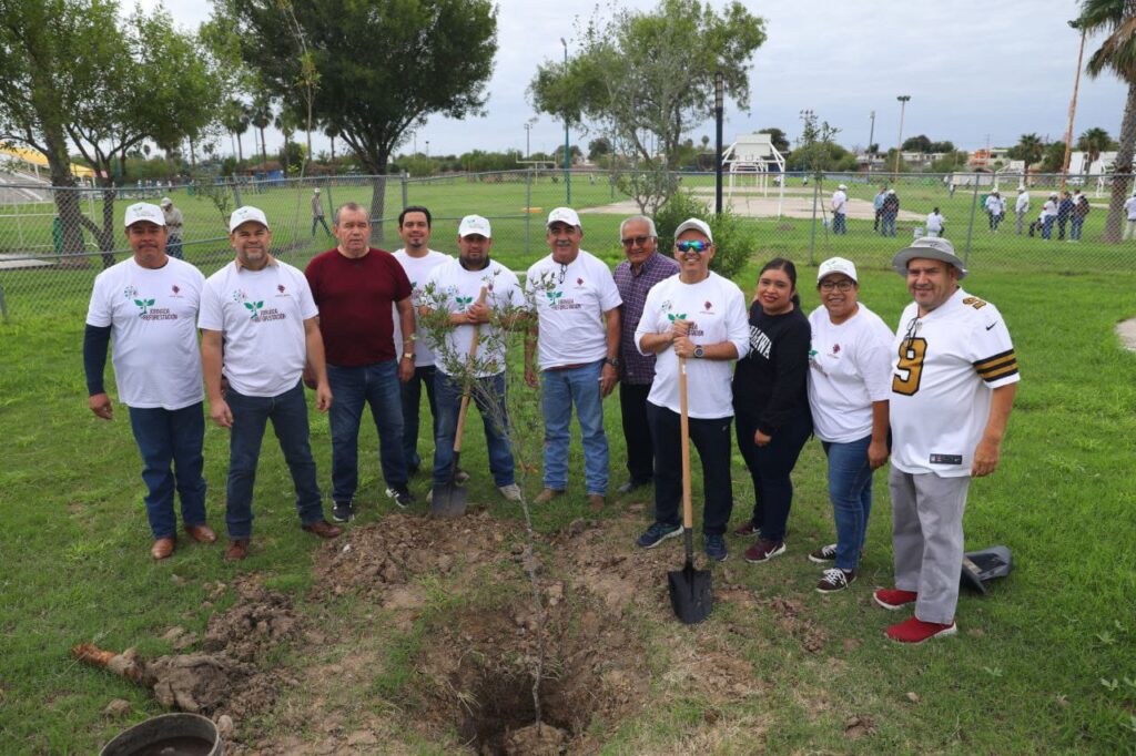 Arranca Gobierno de Nuevo Laredo jornada de reforestación en el Parque Polvo Enamorado