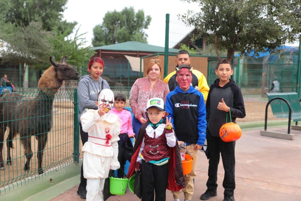 Niños festejan Halloween en el Zoológico de Nuevo Laredo