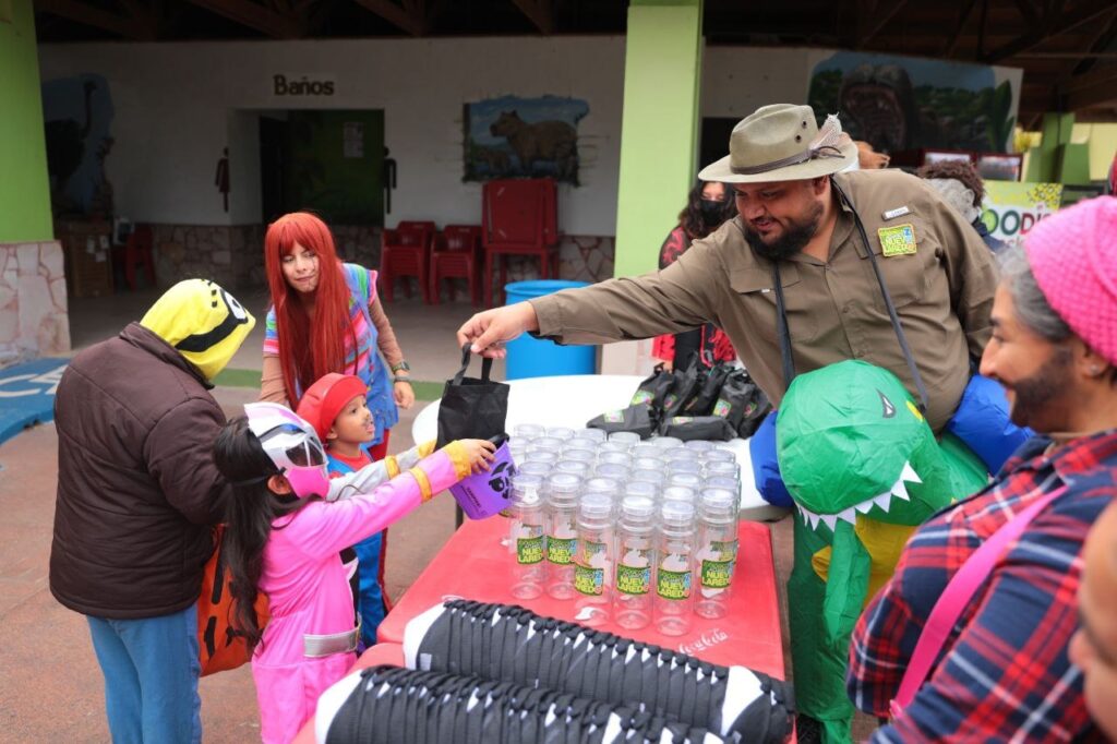 Niños festejan Halloween en el Zoológico de Nuevo Laredo