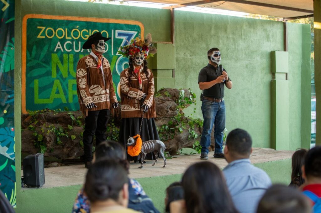 Acuden familias a evento “Recordando a Nuestros Ancestros” en el Zoológico de Nuevo Laredo