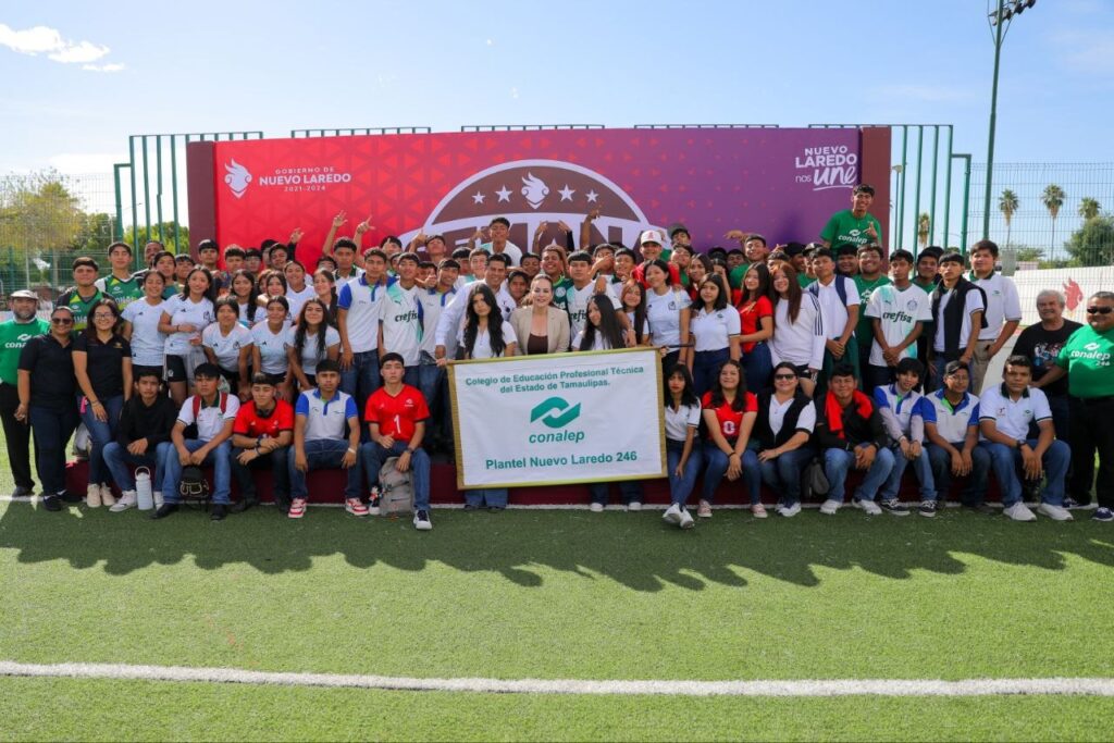 Inaugura alcaldesa Carmen Lilia Canturosas Semana Deportiva Estudiantil con la participación de más de 3 mil estudiantes