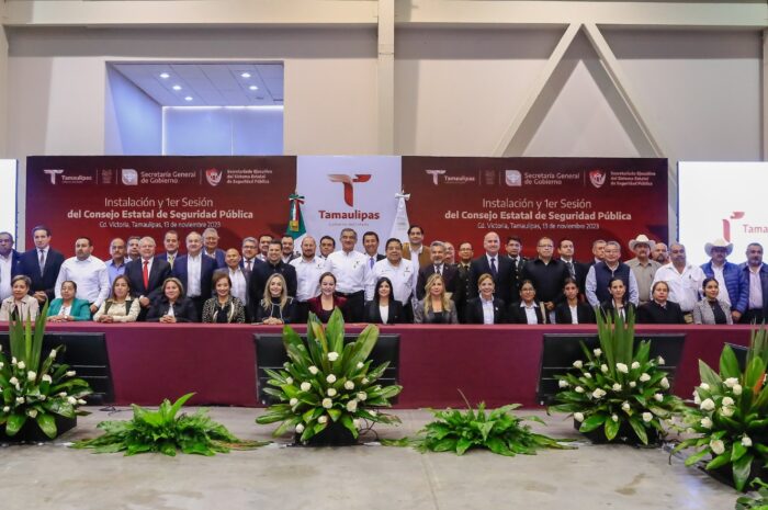 Encabeza gobernador Consejo Estatal de Seguridad Pública; destaca Nuevo Laredo por su buena percepción en materia de seguridad