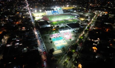 Transforma y dignifica Gobierno de Nuevo Laredo Unidad Deportiva “Benito Juárez”